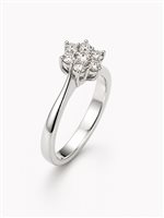 Anello Vidali Gioielli Donna in Oro bianco Diamante 0.419 Ct ANOR-105-34 - ANOR-105-34